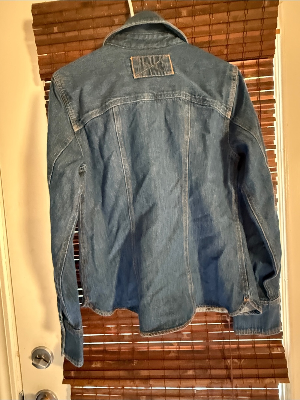 We The Free Blue Denim Button-Front Jacket - Picture 8 of 12